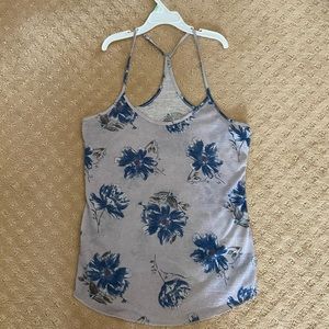 Urban Outfitters Y-Neck Floral Tank (size S)